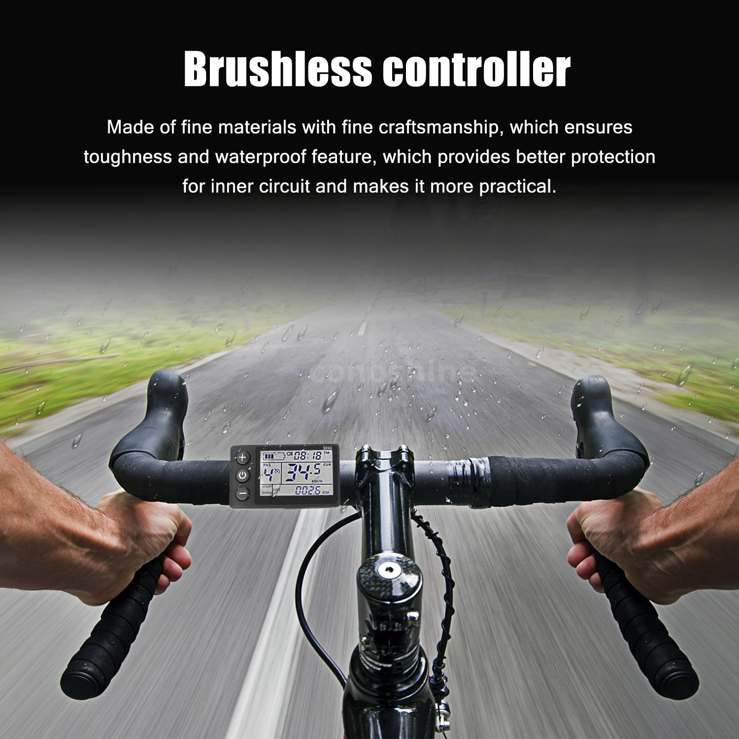 Electric Bike Controller 24V-48V/36V-60V 350W Brushless E-bike Controller B8R9